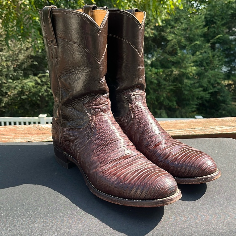 Justin men’s Teju Lizard 8.5D